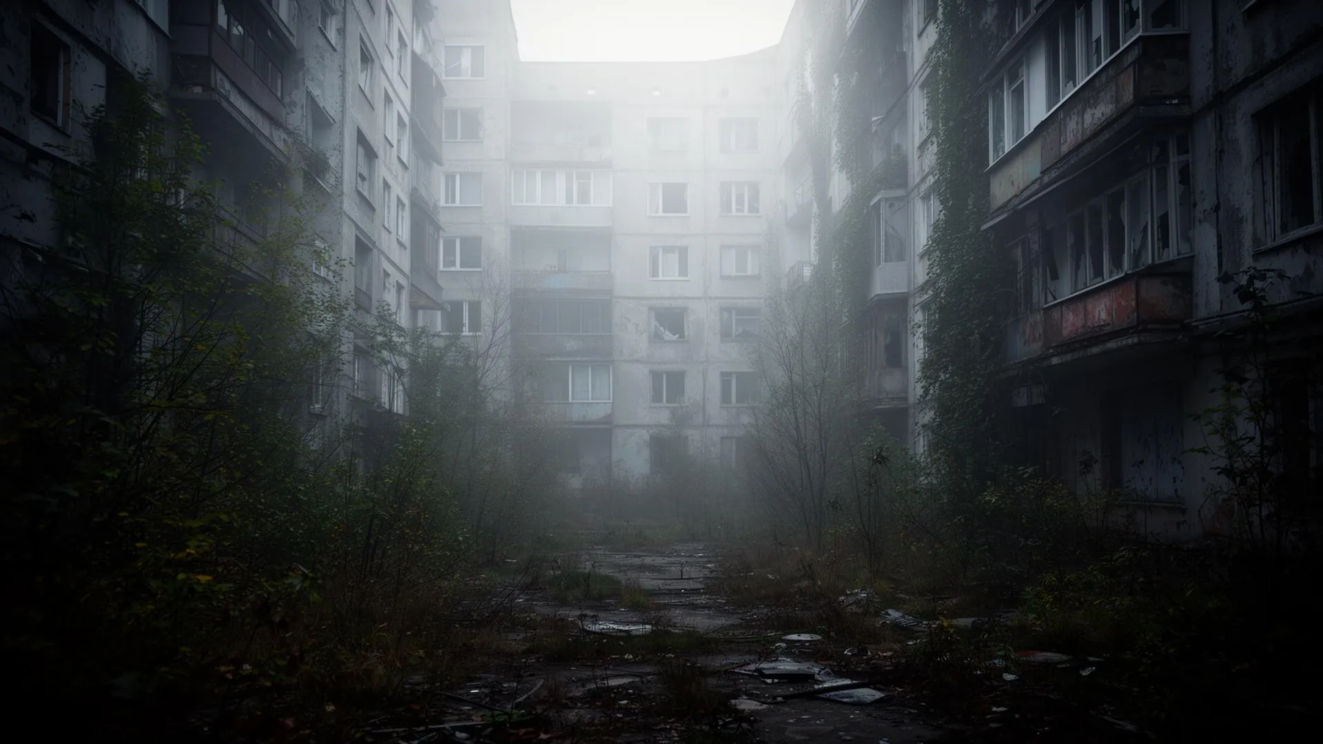 The abandoned city of Pripyat